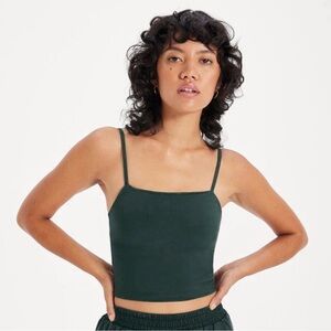 Girlfriend Collective Devon Compression in Moss